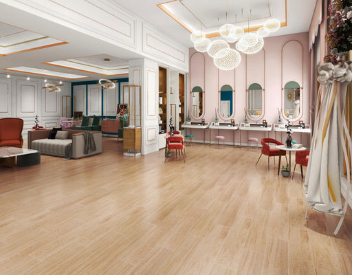 खरीदें बफ वुडन पोर्सिलेन टाइल्स 150x900mm दीवार और फर्श के लिए ऑनलाइन निर्माण