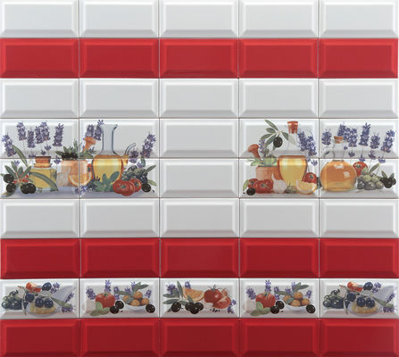 खरीदें सफेद शरीर चमकदार मेट्रो चीनी मिट्टी की दीवार टाइलें 75x152mm 150x305mm ऑनलाइन निर्माण