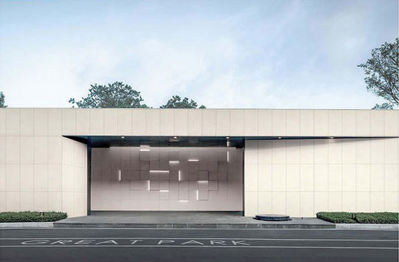 खरीदें बेज 600x1200mm मैट आउटडोर पोर्सिलेन पर्दा दीवार टाइल ऑनलाइन निर्माण