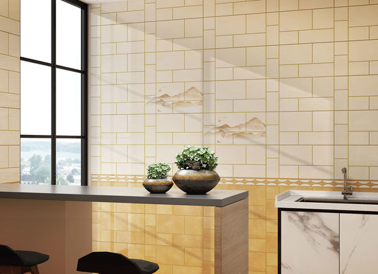 खरीदें लिविंग रूम के लिए 30x60cm मिरर सरफेस सिरेमिक वॉल टाइल ऑनलाइन निर्माण