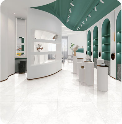 खरीदें 600x1200 मिमी सफेद नरम ग्लास्ड पोर्सिलेन फर्श टाइल AAA ग्रेड ऑनलाइन निर्माण