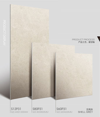 खरीदें बाथरूम के लिए ग्रे स्टार ग्लेज़ पोर्सिलेन दीवार टाइल 600x1200 मिमी ऑनलाइन निर्माण