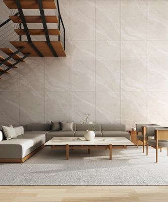 खरीदें हल्का पीला पॉलिश किया हुआ ग्लेज्ड टाइल 900x1800mm इनडोर फर्श ऑनलाइन निर्माण