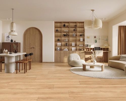 खरीदें एएए ग्रेड ब्राउन वुडन पोर्सिलेन टाइल्स 250x1500mm ऑनलाइन निर्माण