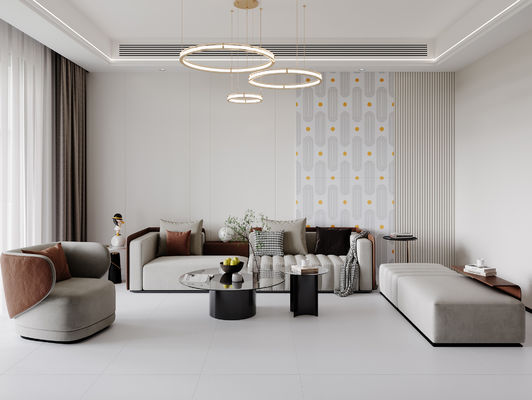 खरीदें इन्डोर उपयोग के लिए 600x1200mm हल्के ग्रे पोर्सिलेन फर्श टाइल ऑनलाइन निर्माण