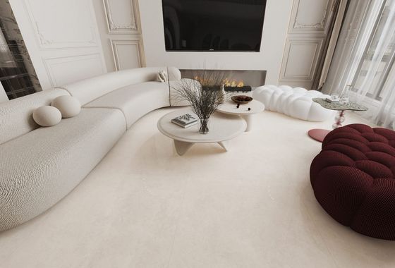 खरीदें बेज एंटी-स्लिप इको-फ्रेंडली टाइल्स 1000x1000mm इनडोर फ्लोर पॉलिश किए गए ग्लेज्ड पोर्सिलेन टाइलें पुनर्निर्माण और रेस्तरां के लिए ऑनलाइन निर्माण