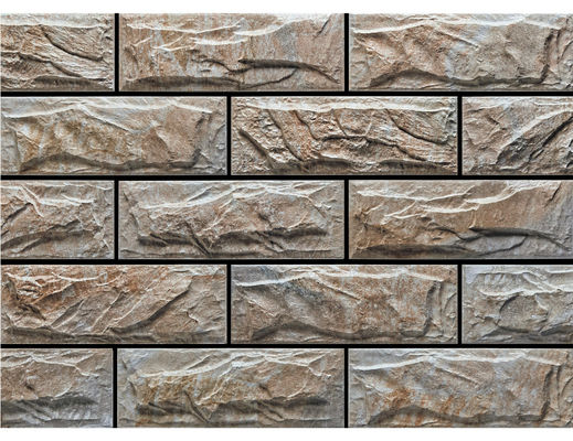 खरीदें 10X28cm एसजीएस आउटडोर स्टोन क्लैडिंग टाइलें सुपर मोटी 0.98cm ऑनलाइन निर्माण