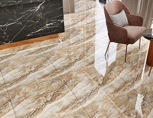 खरीदें 800x800mm 3pcs/Ctn गोल्ड कलर फ्लोर टाइल्स लिविंग रूम फुलबॉडी पोर्सिलेन 11mm ऑनलाइन निर्माण
