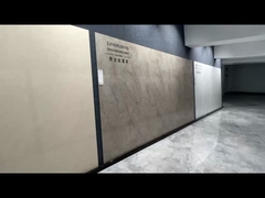 रसोई और परियोजना के लिए ग्रे पॉलिश पोर्सिलेन ग्लेज़्ड टाइल 900x1800x9 मिमी