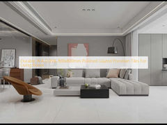 टिकाऊ W.A 0.05% 800x800 मिमी लिविंग रूम के लिए पॉलिश ग्लास्ड पोर्सिलेन टाइलें