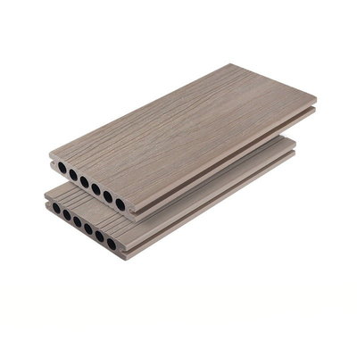 डब्ल्यूपीसी डेकिंग बोर्ड 138x23mm एंटी-फफूंदी वुड प्लास्टिक कंपोजिट फ्लोर पैनल