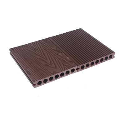 145x22mm WPC डेकिंग बोर्ड आउटडोर इनडोर लकड़ी प्लास्टिक कम्पोजिट फर्श