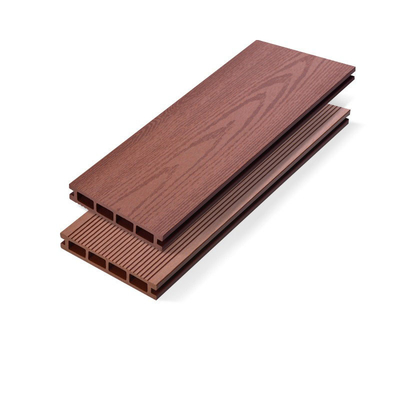 आउटडोर पैदल मार्ग बालकनी के लिए अग्निरोधक WPC डेकिंग बोर्ड 140x25mm