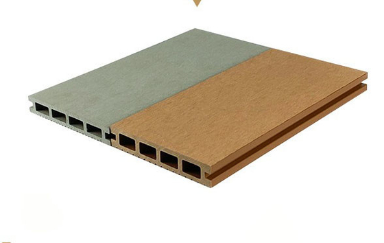 140x25mm WPC डेकिंग बोर्ड वाटरप्रूफ दीमक-रोधी आउटडोर