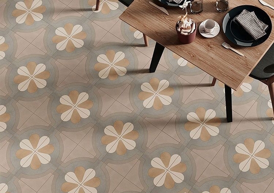 ब्राउन एसिड-रेसिस्टेंट सिरेमिक रस्टिक टाइल 20x20cm इनडोर फर्श