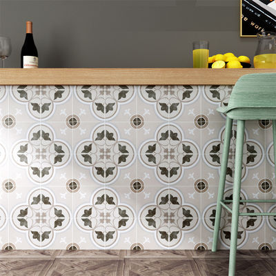 ग्रे पहनने के प्रतिरोधी सिरेमिक रूस्टिक टाइल 20x20 सेमी