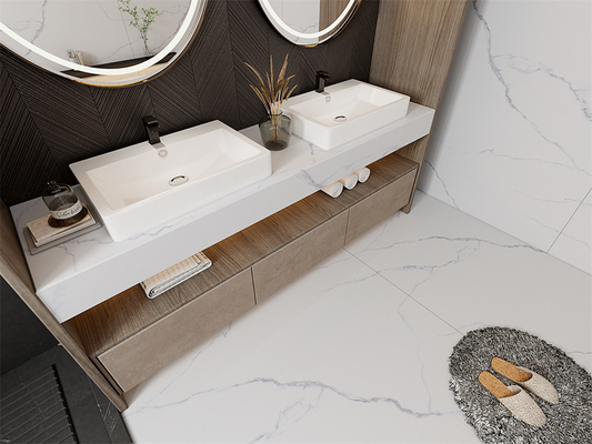 एसिड-प्रतिरोधी कैरारा मैट सिंटरड स्टोन स्लैब 1420x2700mm