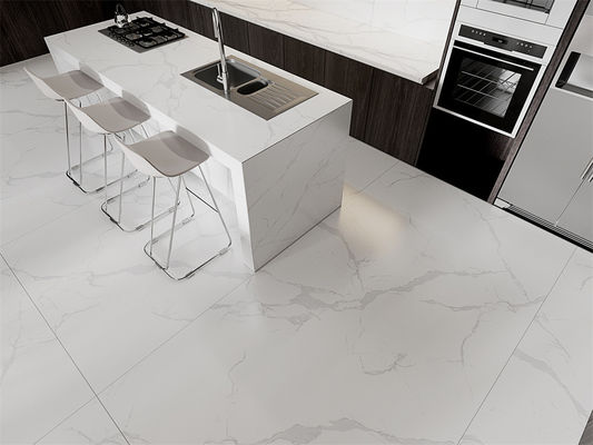 1420x2700mm मैट व्हाइट कैरारा सिंटर्ड स्टोन स्लैब