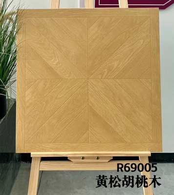ब्राउन 600x600 मिमी एंटीबैक्टीरियल सिरेमिक मंजिल टाइल AAA ग्रेड