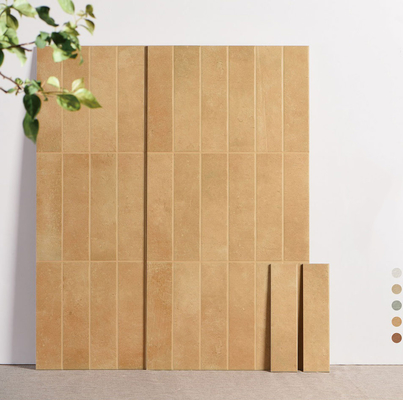 नॉन-स्लिप सिरेमिक वॉल टाइल्स 400x800mm हल्का भूरा AAA ग्रेड