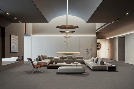 ग्रे ग्रेड AAA मैट पोर्सिलेन टाइल्स 60x120cm इनडोर फर्श लिविंग रूम के लिए