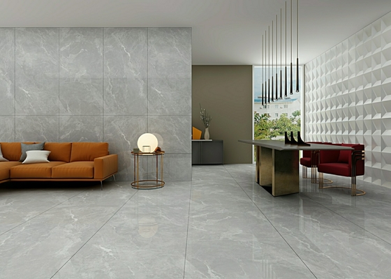 900x1800mm ग्रे पॉलिश ग्लेज्ड पोर्सिलेन टाइल 0.5% W.A