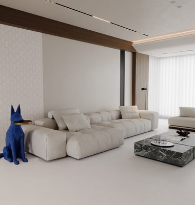 बेज 600x1200mm AAA ग्रेड पोर्सिलेन फ़्लोर टाइल
