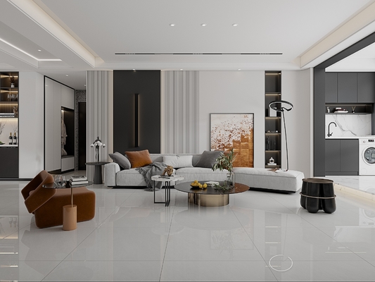 भोजन कक्ष के लिए हल्का ग्रे फायरब्रिक और सजावटी 800x800 मिमी पॉलिश ग्लास्ड पोर्सिलेन टाइलें