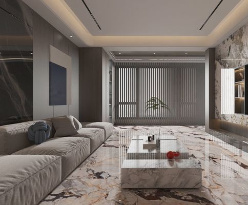 1000x1000mm ब्राउन एसिड-रेसिस्टेंट एलिगेंट इंडोर फ्लोर पॉलिशड ग्लेज्ड पोर्सिलेन टाइल बालकनी के लिए