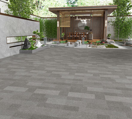 Retro 600x600mm Gray Outside Floor Paving Ceramic Tile Eco-Friendly Tiles For Building And Plaza