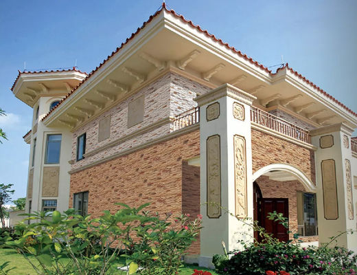 9.5 मिमी एएए आउटडोर स्टोन क्लैडिंग टाइलें 150x600 मिमी बाहरी विला