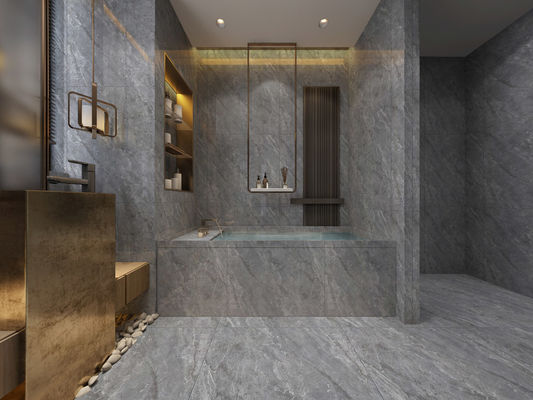 800x800mm पॉलिश किए गए ग्लेज्ड ग्रे मार्बल फ्लोर टाइल