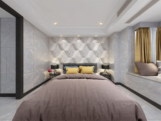 800x800mm ग्रे पॉलिश चीनी मिट्टी के फर्श टाइल ग्रेड AAA