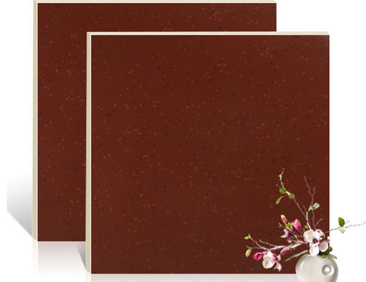 800x800mm 100m2 पॉलिश चीनी मिट्टी के बरतन टाइलें भारत शुद्ध लाल ग्रेड एएए 9.5 मिमी