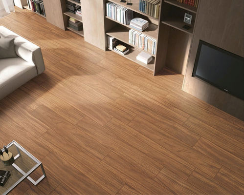 ब्राउन वेंगे वुड पोर्सिलेन टाइल 200x1200mm AAA ग्रेड