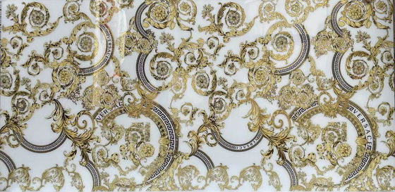 PRIMERA 9.8mm गोल्ड और सिल्वर टाइल 300x600mm होम डेकोर शानदार इंटीरियर