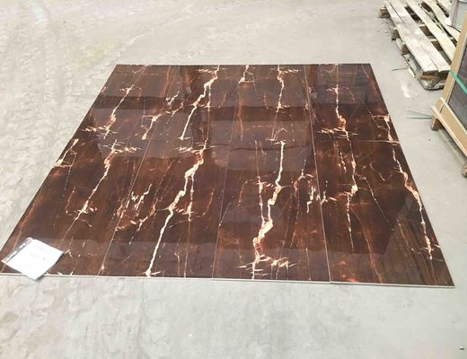 400x800mm गोल्ड लाइन पोर्सिलेन फ्लोर टाइल 9.5mm AAA ग्रेड