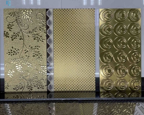 600x1200mm सोने का रंग तल टाइलें बाथरूम Pocelain दीवार टाइलें