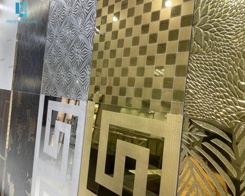 600x600mm गोल्डन पोर्सिलेन फर्श टाइल्स चमकदार मैट सतह
